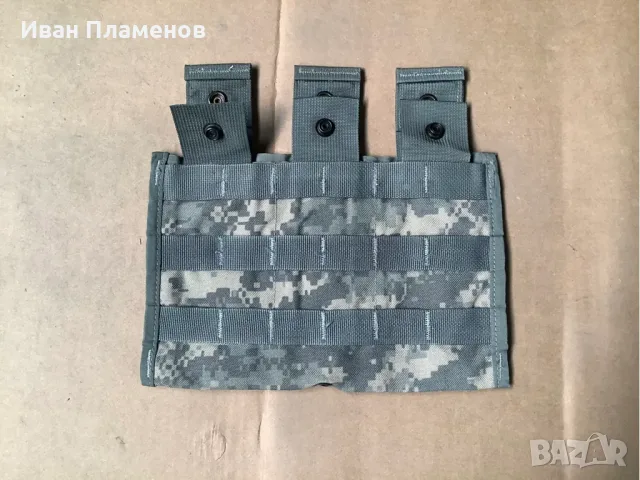 Калъф за 3 пълнителя за AR-15, M4, M16, HK416, FN SCAR-L, Beretta ARX160, CZ BREN 2 и НАТО STANAG