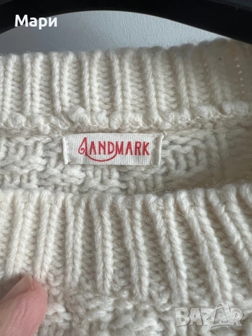 Сет/комплект вълнен пуловер и панталон с широк крачол, снимка 3 - Комплекти - 53993140