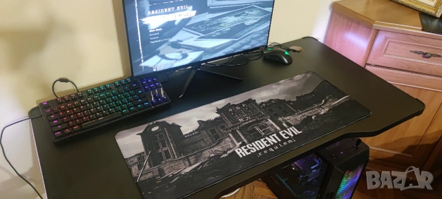 Resident Evil Requiem Mousepad R.P.D Racoon City Police Department Destroyed