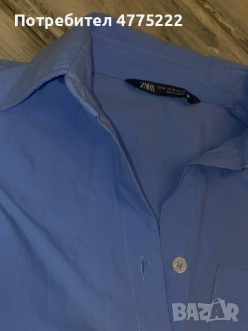 Риза Zara Състояние: 10/10 (Като нова) Материя: 100% памук, снимка 3 - Ризи - 54152295