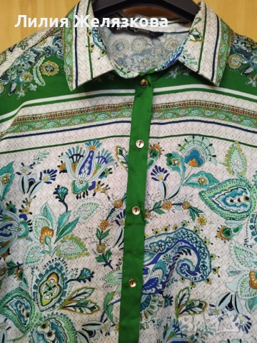 Дамска риза , Зара,ХЛ, снимка 3 - Ризи - 54118361