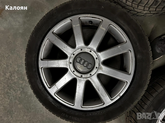 Audi Джанти 17-ки 7.5J ET45, снимка 2 - Гуми и джанти - 54677803