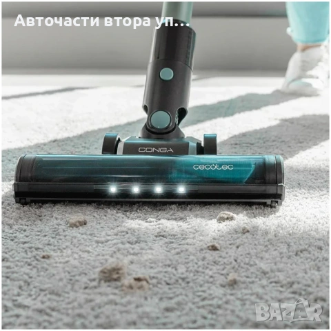 Вертикална прахосмукачка Cecotec Rockstar 1500 Ray Pure, снимка 2 - Прахосмукачки - 54577424