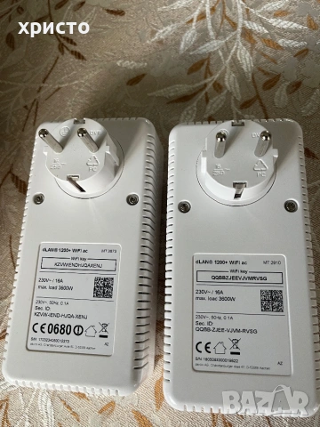 Devolo 1200+WIFI ac комплект, снимка 5 - Мрежови адаптери - 54399868