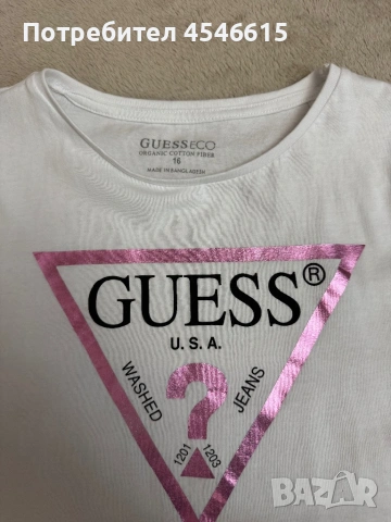  Дамска Тениска Guess, снимка 3 - Тениски - 53965367