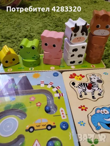 Дървени образователни игри, снимка 4 - Образователни игри - 55495947