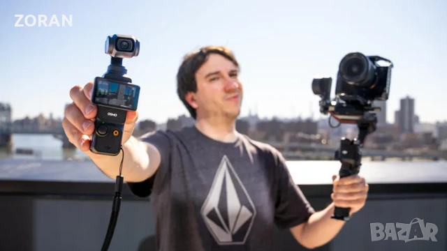 DJI Osmo Pocket 3 – като нов + филтри + battery handle, снимка 3 - Камери - 54322874