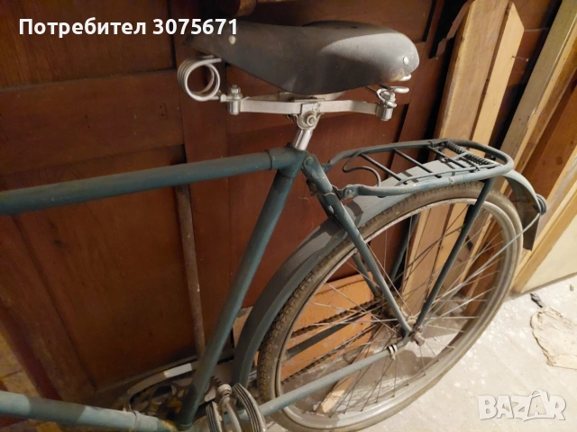 Стар мъжки градски велосипед 28" – класически модел, едноскоростен, снимка 4 - Велосипеди - 55104761