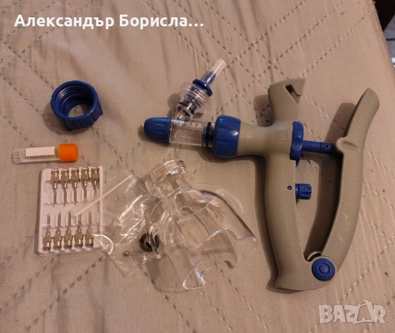 Стойка за ваксиниране и пистолет за ваксиниране , снимка 8 - За птици - 55258635
