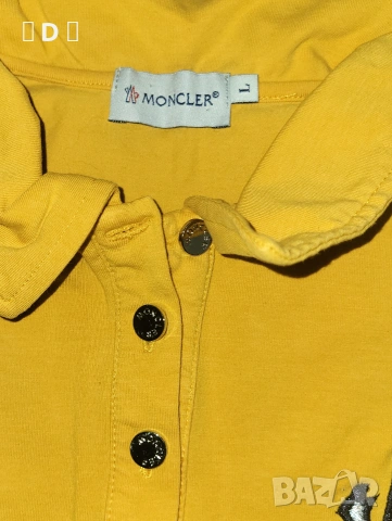 MONCLER поло блузка М/Л - оригинална, снимка 4 - Корсети, бюстиета, топове - 55240627