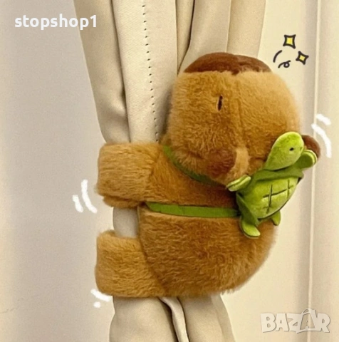 Capybara Slap Grip, Сладка Capybara Плюшена Играчка за Китка, Гривна за Гушкане Плюшена Интерактивна, снимка 7 - Плюшени играчки - 55175443
