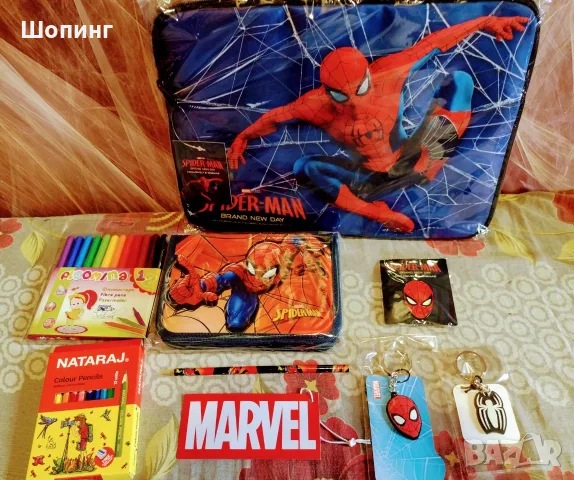 НОВО Spiderman аксесоари, за лаптоп, 3D Несесер, ключодържатели