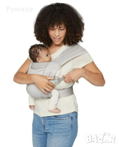 Ергономична раница за бебе ERGOBABY EMBRACE SOFT AIR , снимка 2 - Кенгура и ранички - 55279714