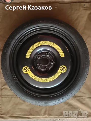 Резервна гума тип "патерица" 18'' 5x112, за VW, Audi, Skoda, Seat, снимка 2 - Гуми и джанти - 55347563