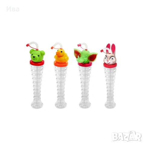 НОВО! Атрактивни пластмасови чаши за скрежина ЖИВОТНИ 350 мл