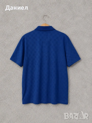 Тениска с яка Adidas , снимка 2 - Тениски - 54529460