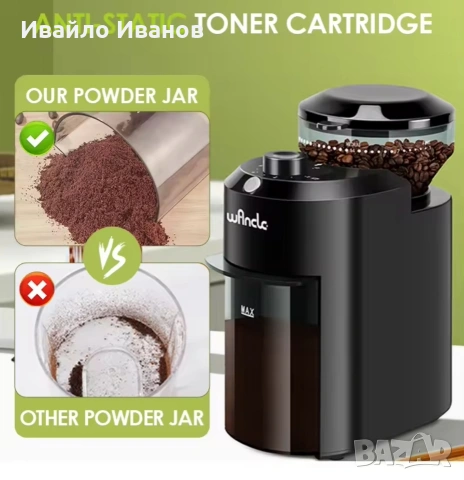 Електрическа кафемелачка Wancle, снимка 9 - Кафемашини - 54089836