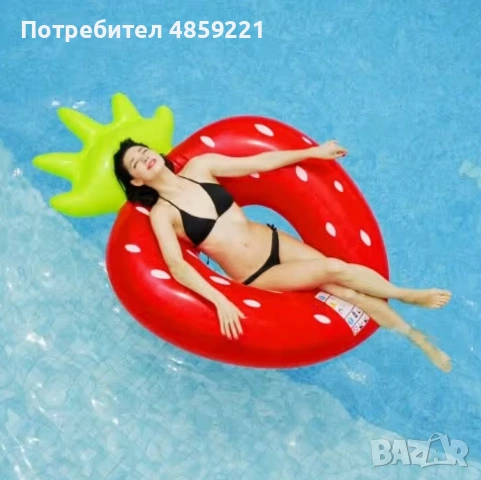 Надуваем пояс ягода, 76-110 см, снимка 2 - Надуваеми играчки - 55002437