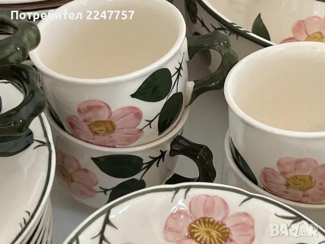 Професионален комплект Villeroy & Boch "Wildrose" – 92 части, снимка 8 - Сервизи - 55439281
