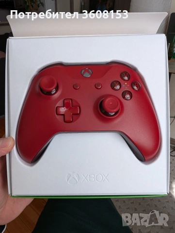 Червен XBOX контролер, снимка 2 - Друга електроника - 55044418