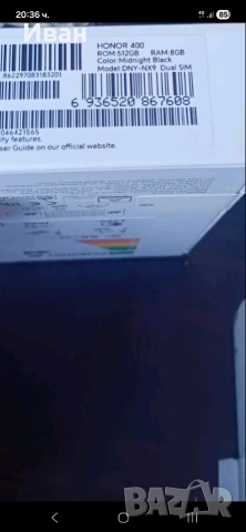 Смартфон GSM HONOR 400 5G BLACK , снимка 3 - Samsung - 53989585