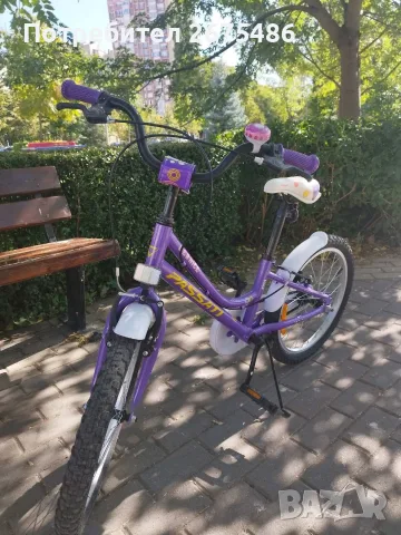 Продавам детски велосипед за момиче PASSATI BERNICE 20", снимка 3 - Велосипеди - 55329872
