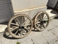 стари немски колела от каруца, снимка 3