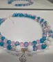 Авторски двуреден чокър "Ocean Glam", снимка 5