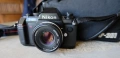 Nikon F-301 Camera & Nikon Nikkor 50 mm f/ 1.8 new Ai-S Pancake Lens, снимка 1