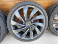 Оригинални VW джанти 20" Rosario 5x112 + гуми Pirelli 245/35 R20, снимка 4