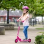 Тротинетка с 2 колела, сгъваема, Evo, Inline Scooter, Розова, снимка 1