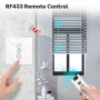 MOES Zigbee Smart Curtain Switch – смарт ключ за електрически завеси и щори с RF433 и стъклен touch , снимка 3