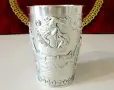 Калаена чаша,халба Рицар,Замък,хералдика, снимка 8