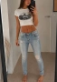 Светло сини дънки на H&M, снимка 1