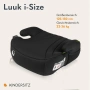 Детска седалка за кола Lionelo Luuk isize Black Carbon Бустер Столче за кола, снимка 1