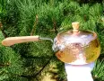 Медна тенджера,тиган,касерола,чиста червена мед. , снимка 4