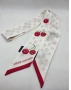 Louis Vuitton Bandeau Scarf копринен шал , снимка 7