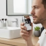 Акумулаторна самобръсначка и тример 2в1 Oliver Voltz , 5W, LCD дисплей, батерия 1400mAh, снимка 2