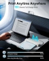Преносим безжичен принтер D90E, Bluetooth и USB, поддържа термохартия, снимка 4