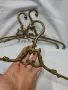 Комплект от три бронзови закачалки за дрехи с богата брокова орнаментика изключително здрави , снимка 6