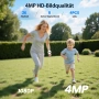 2K WiFi външна соларна камера комплект с 2 камери + база, снимка 4