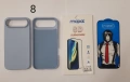 Силиконов калъф 9 € за iPhone 17 AIR + 6D стъклен протектор антистатик, 9Н удароустойчив, фасетиран., снимка 7