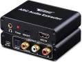 HDMI ARC адаптер, Tendak ARC аудио екстрактор с цифров оптичен TOSLINK SPDIF/коаксиален, снимка 1