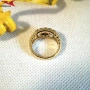 Пръстен с 14К златно покритие 224863, снимка 2
