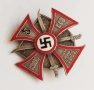 WW2 3 Райх емайлирана значка на 5-ти Донски казашки полк, снимка 2