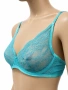 Hunkemöller дантелен сутиен 80D в тюркоазен цвят, снимка 2