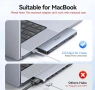 USB C Адаптер Хъб 8 в 1 HDMI 4K SD/ TF Карта MacBook  , снимка 2