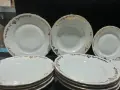 Стар български порцелан сервиз за хранене , снимка 1