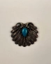 Винтидж брошка в стил Southwestern (САЩ, 1980–те години), снимка 1