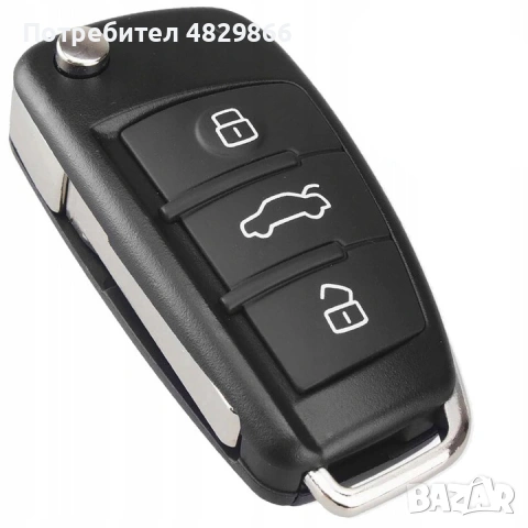 Кутийка за ключ с 3 бутона AUDI A1/A3/A4/A6/A8/Q3/Q5/Q7/TT, снимка 7 - Части - 54620868